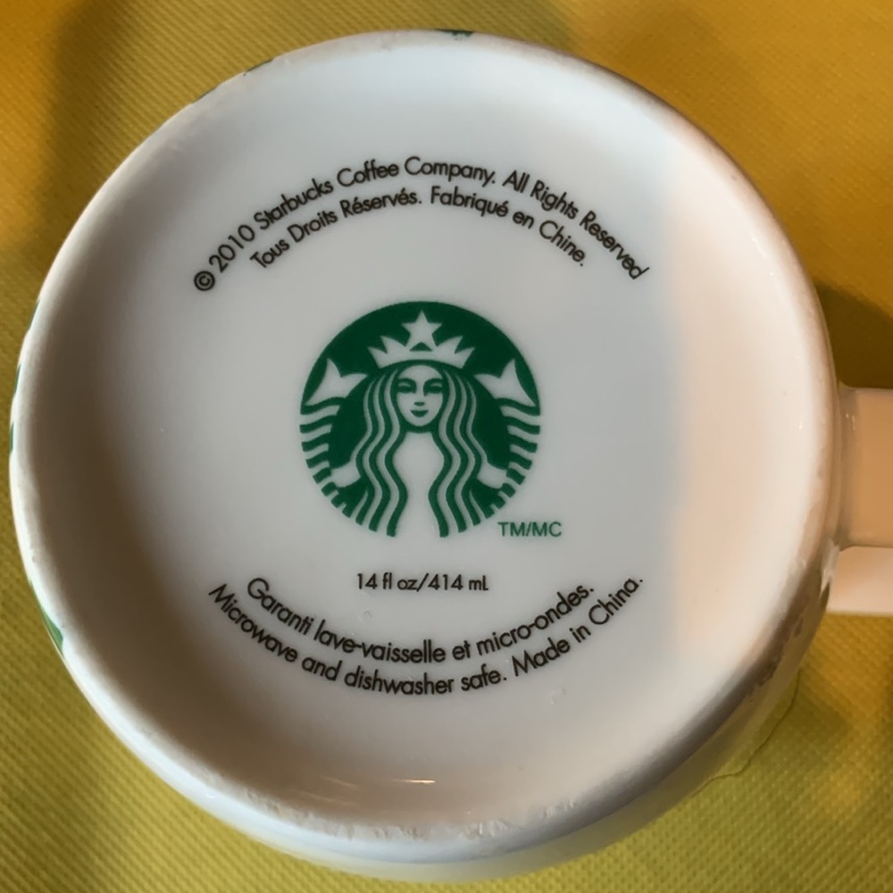 Starbucks 2010 Green Siren Mermaid Mug 14 oz. Great condition. - Picture 4 of 4